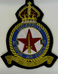 RAF BLAZER BADGE - SQNS 26 - 100