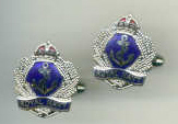 Cuff Links - Filigree Crown & Anchor