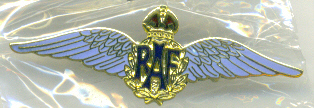 RAF Sweetheart Brooch - Gilt Enamel