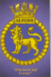 MINIATURE SHIP'S BADGE/FRIDGE MAGNET